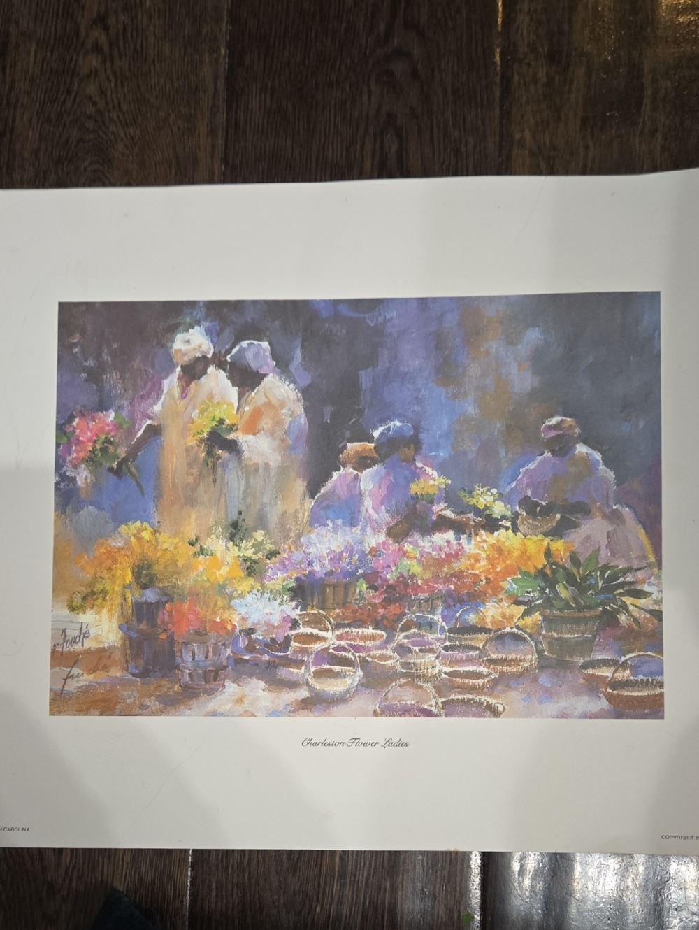 Floral Market Art Print - Multicolor by (Unknown)